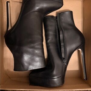 Steve Madden Sleek Black High Heel Boots